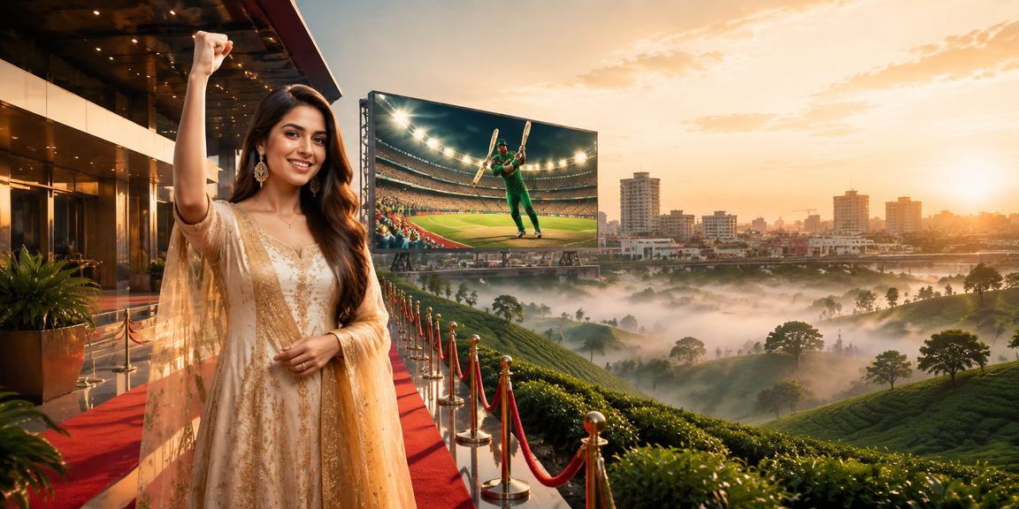 নারায়ণগঞ্জে চা বাগানে ক্রিকেট বেটিং উপভোগ